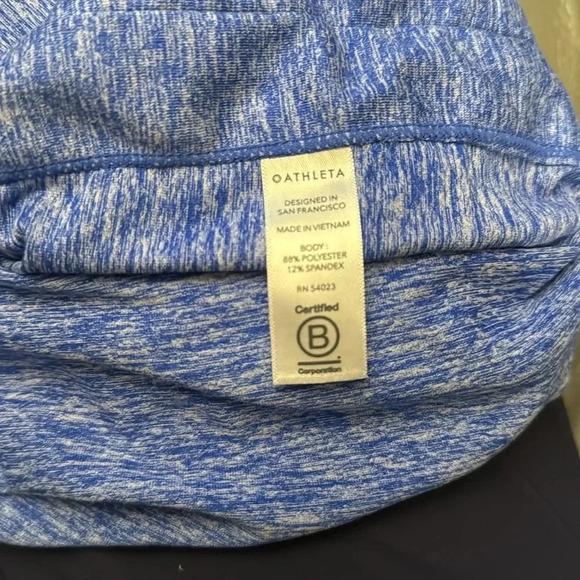 Athleta soft blue and white women’s hoodie size small - Picture 4 of 4